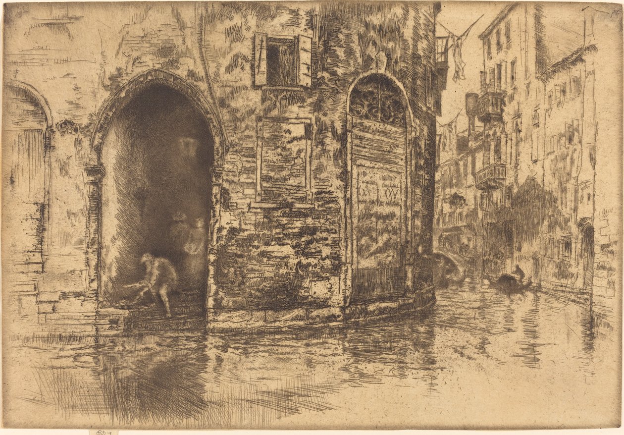 Duas Portas, 1880. de James Abbott McNeill Whistler
