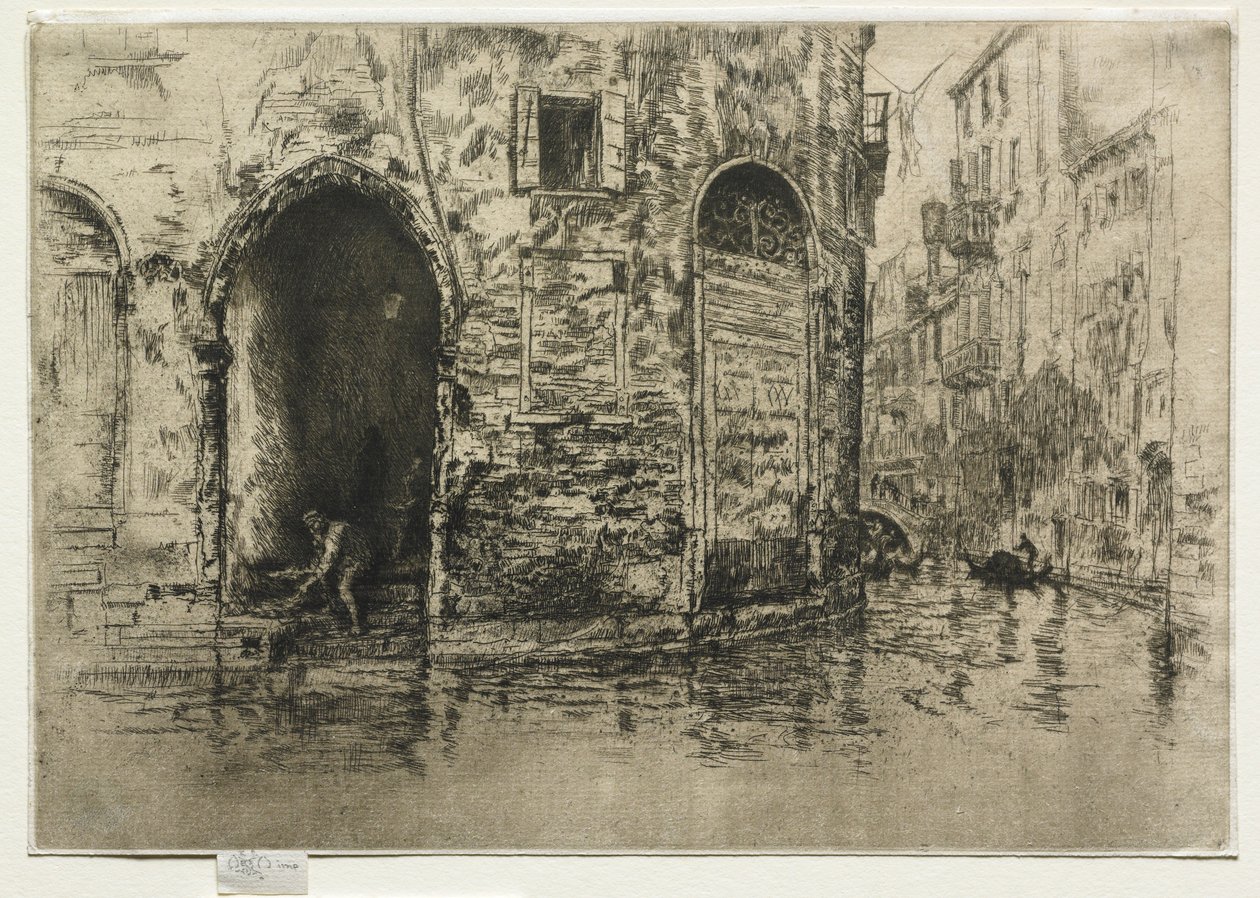 Duas portas, 1880. de James Abbott McNeill Whistler