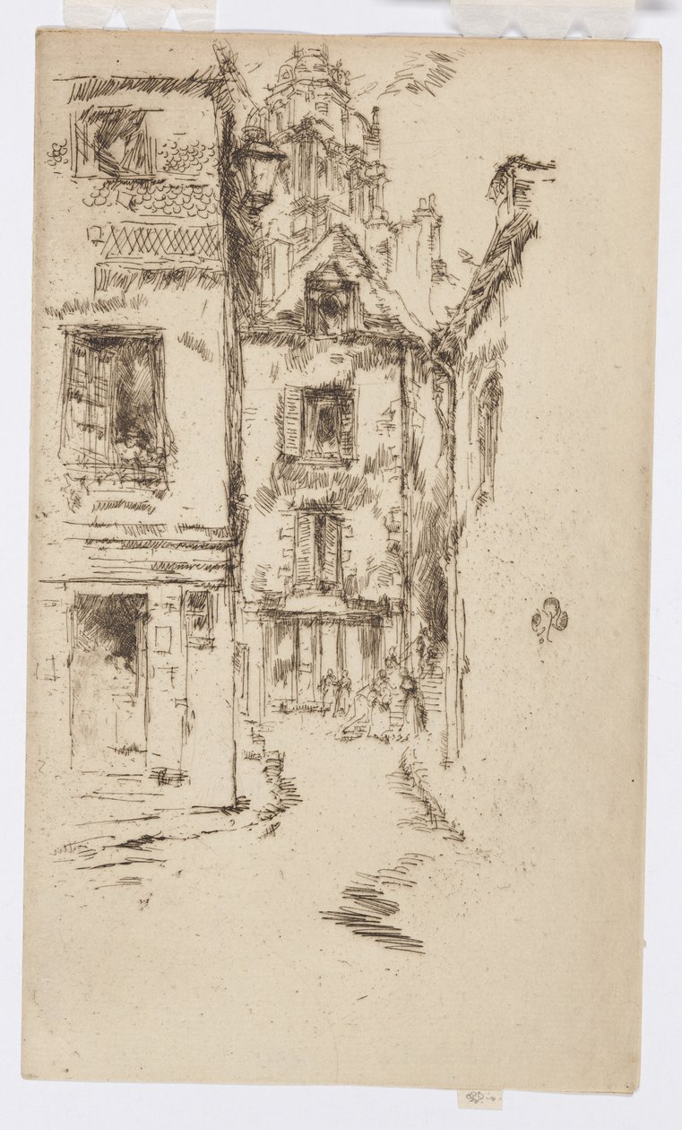 Sob a Catedral, Blois de James Abbott McNeill Whistler
