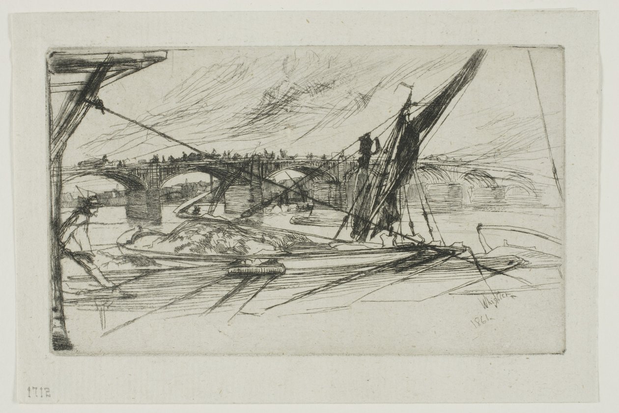 Ponte Vauxhall, 1861 de James Abbott McNeill Whistler