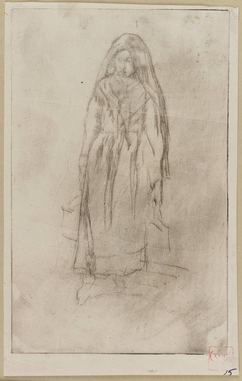 Porta-água veneziano, 1879-1880. de James Abbott McNeill Whistler