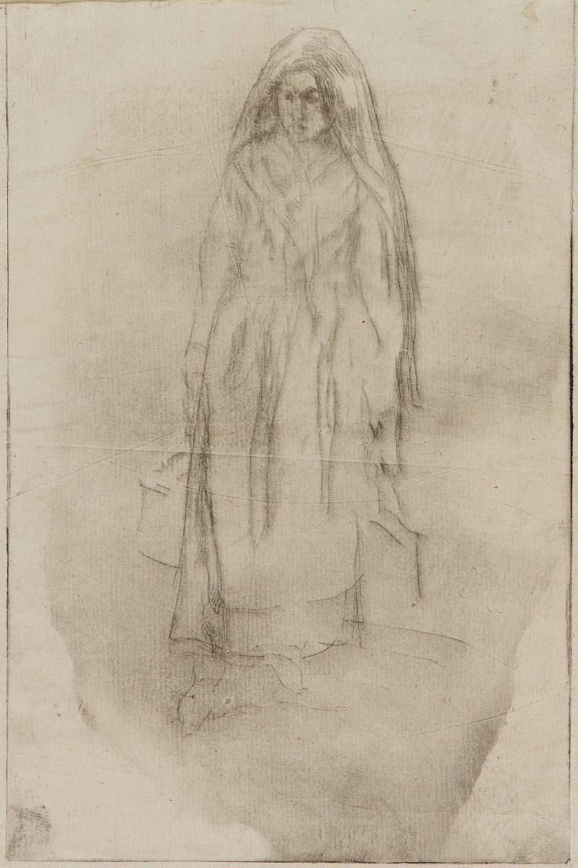 Porta-água veneziano, 1879-1880. de James Abbott McNeill Whistler