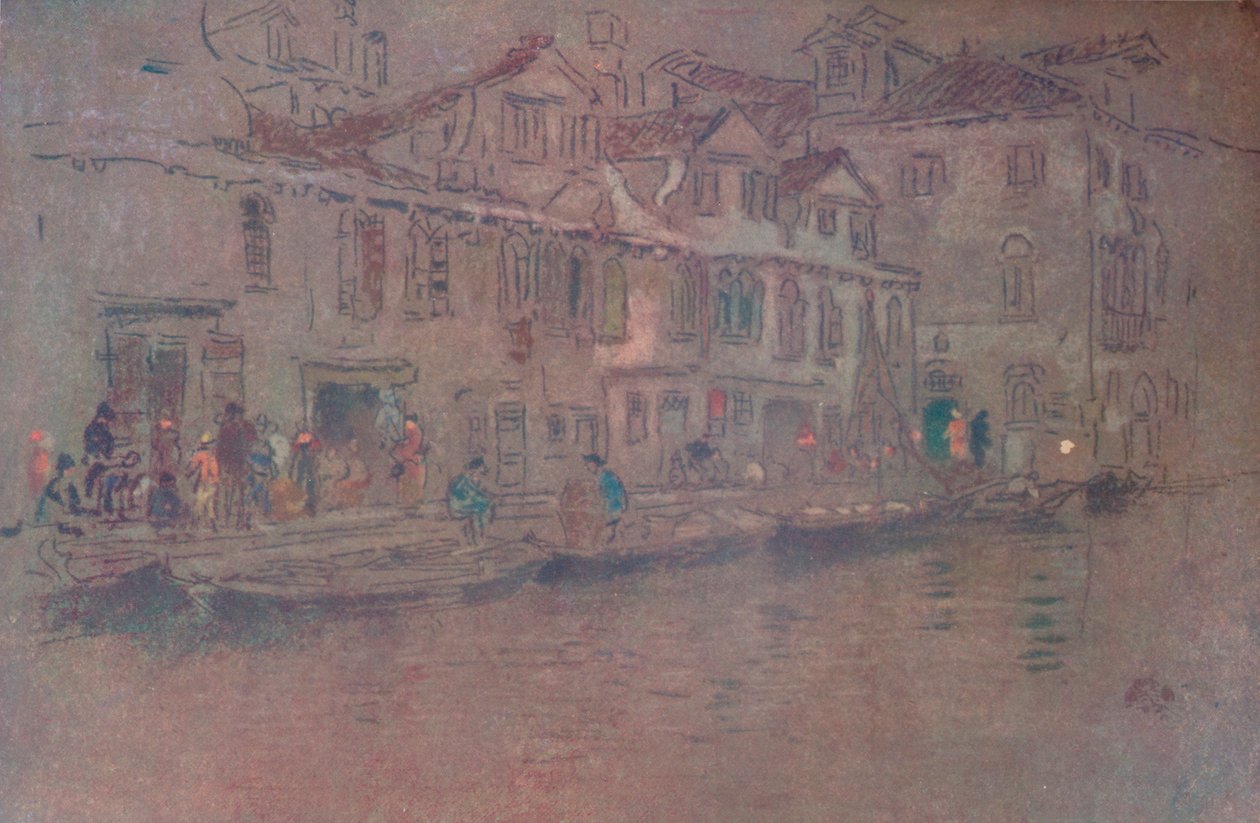 Veneza, c1870, 1904 de James Abbott McNeill Whistler