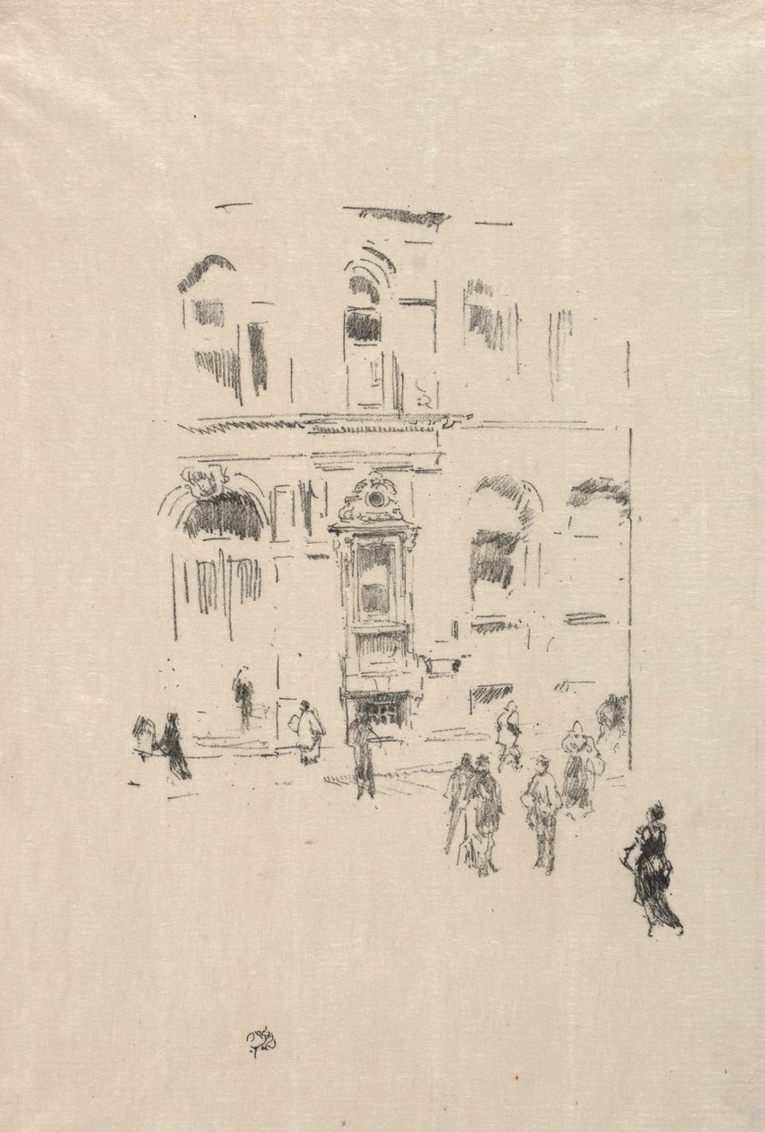 Victoria Club, 1879. de James Abbott McNeill Whistler