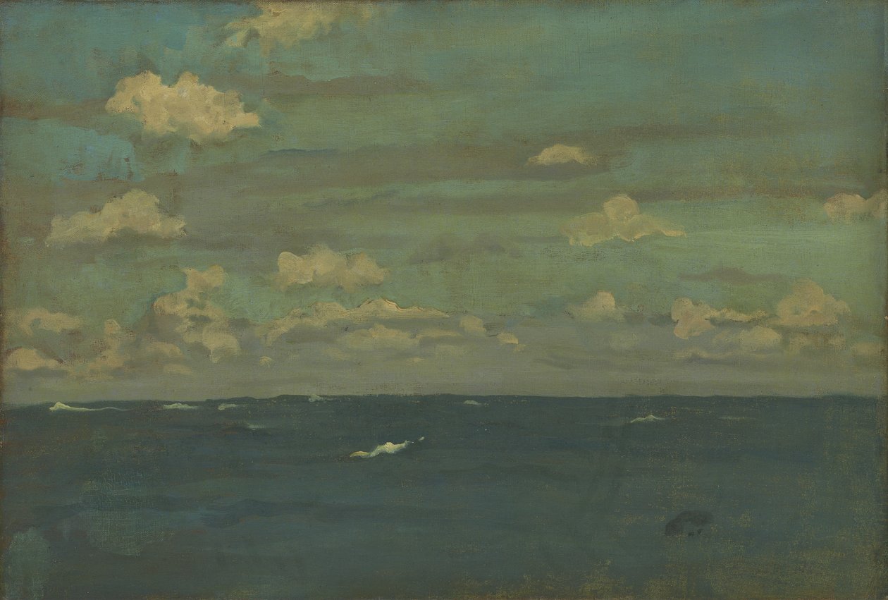 Violeta e prata - o mar profundo, 1893 de James Abbott McNeill Whistler