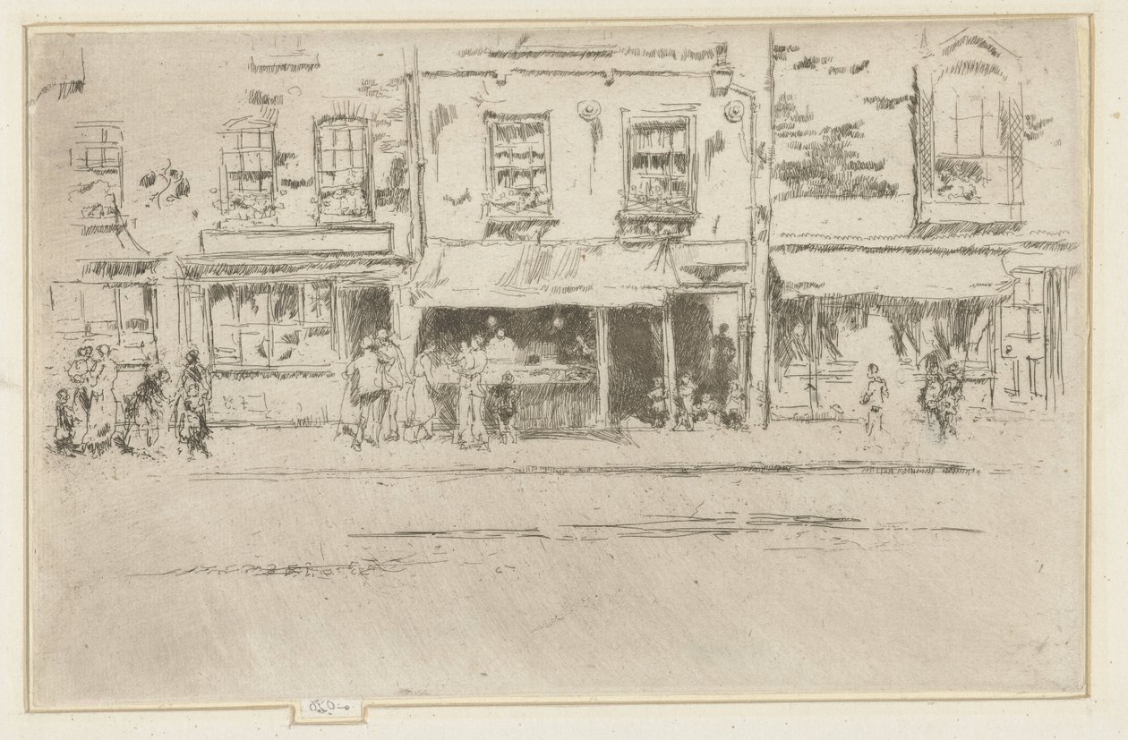 Viswinkel em Chelsea
A loja de peixe, Chelsea ocupada de James Abbott McNeill Whistler