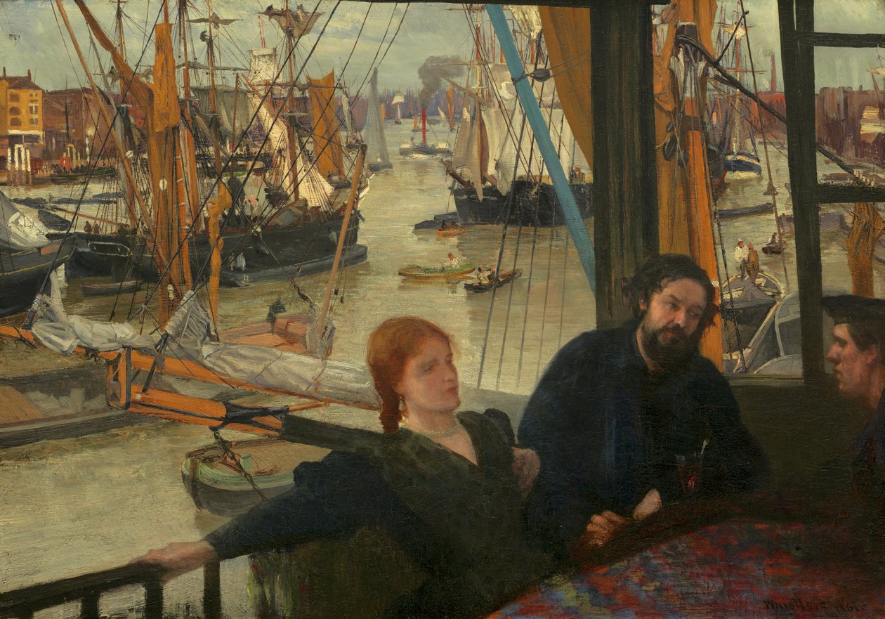 Wapping, 1860-64 de James Abbott McNeill Whistler