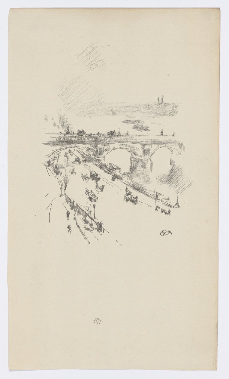 Ponte de Waterloo de James Abbott McNeill Whistler