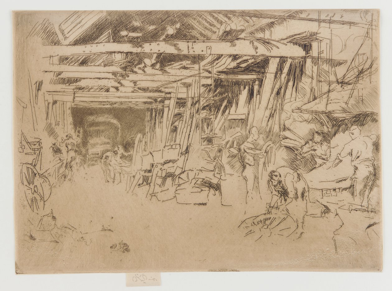 Wheelwright, 1879-1880. de James Abbott McNeill Whistler