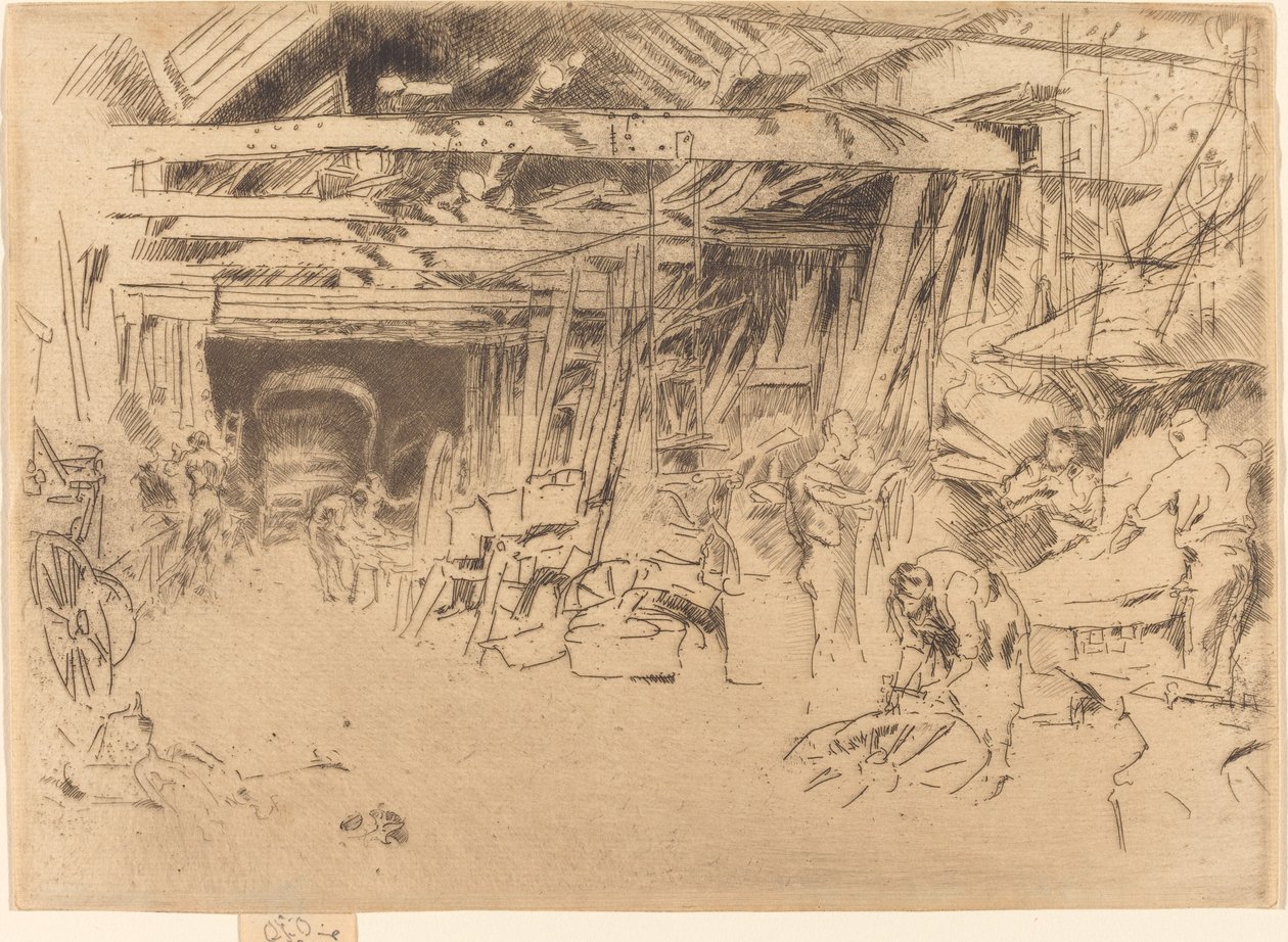 Wheelwright, 18791880. de James Abbott McNeill Whistler