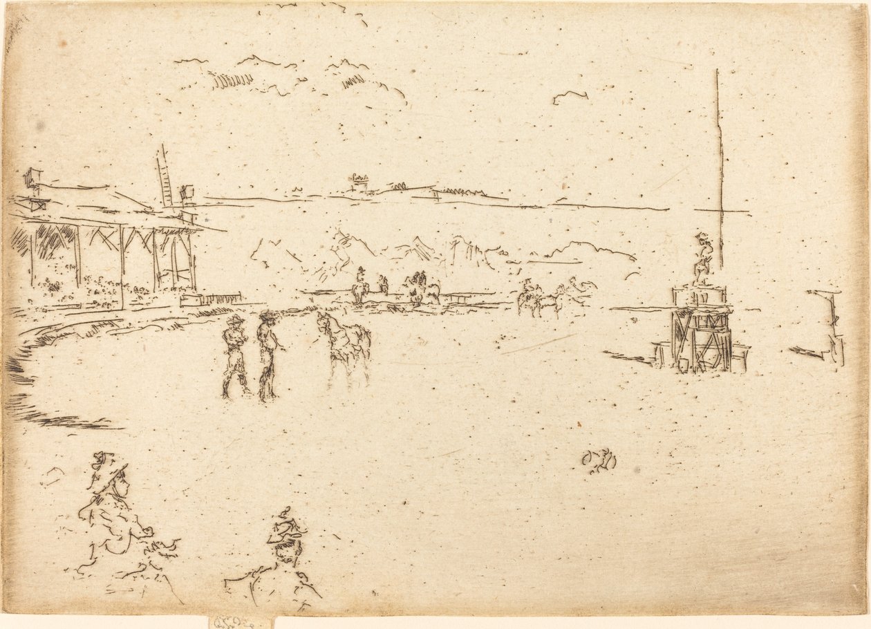 Oeste Selvagem, Buffalo Bill, 1887. de James Abbott McNeill Whistler