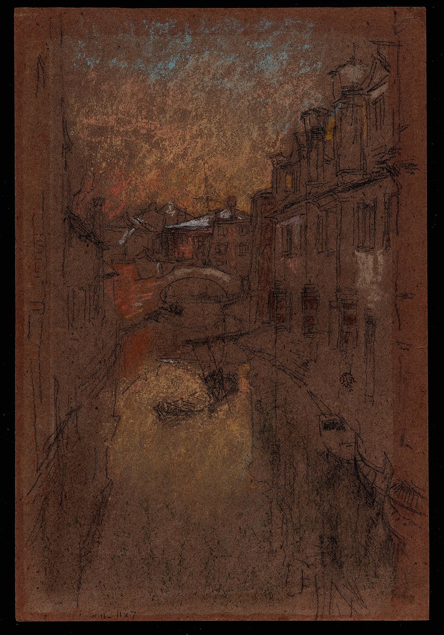 Noite de inverno, 1879-1880. de James Abbott McNeill Whistler