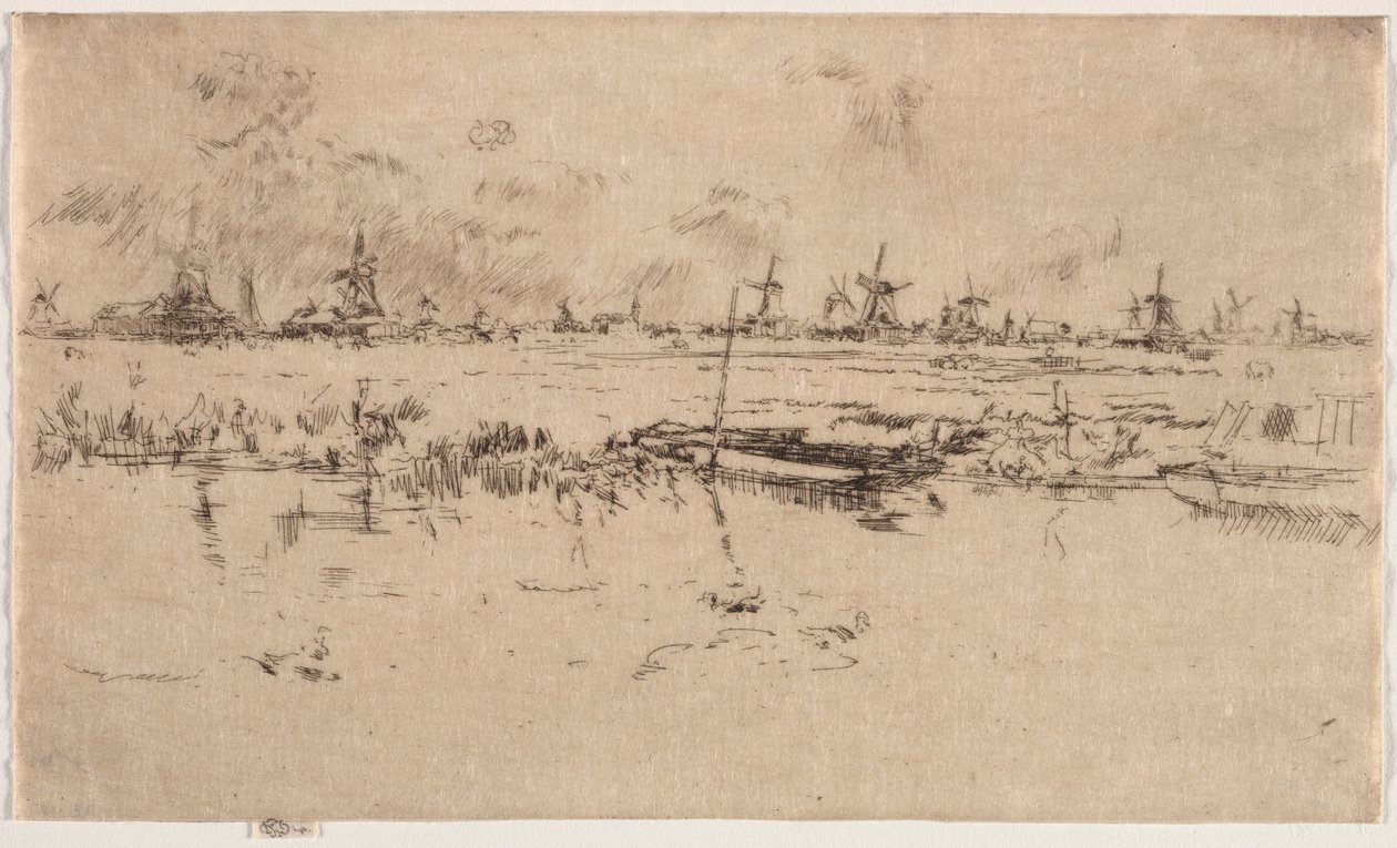 Zaandam. de James Abbott McNeill Whistler