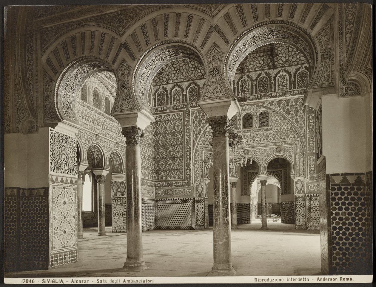 Alcázar, Salão dos Embaixadores de James Anderson
