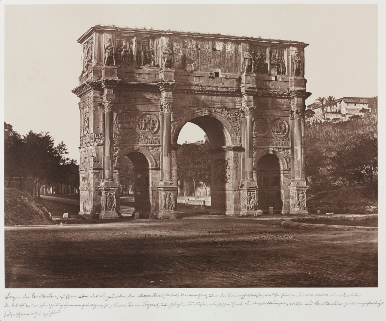 Arco de Constantino, Roma, c. 1858. de James Anderson