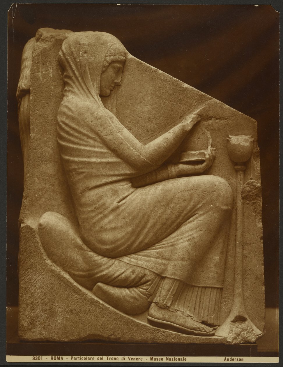 Pormenor, Trono de Vénus, Museu Nacional de James Anderson
