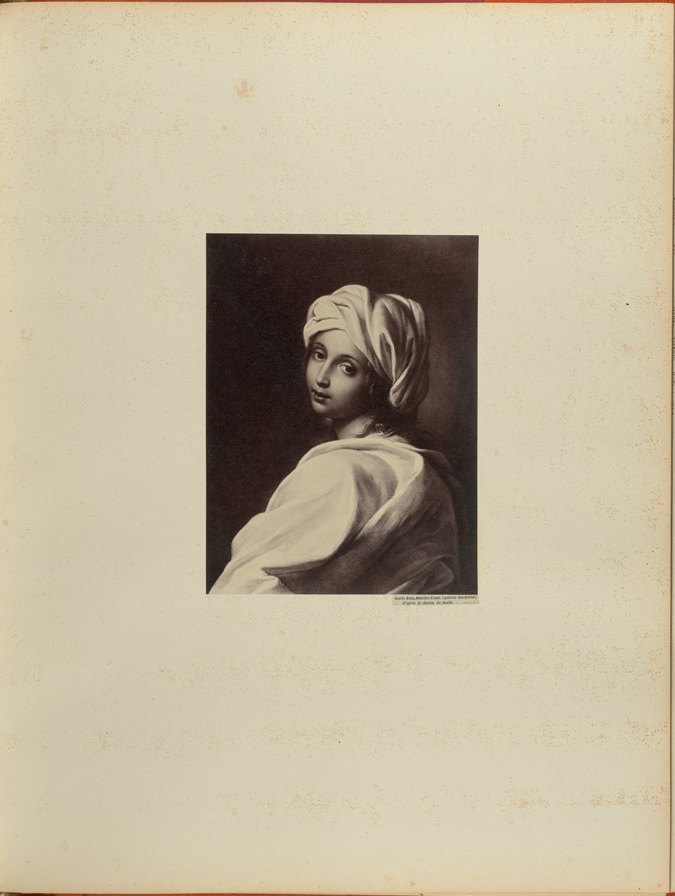 Guido Reni, Beatrice Cenci. (Galeria Barberini) segundo um desenho de Rocchi de James Anderson