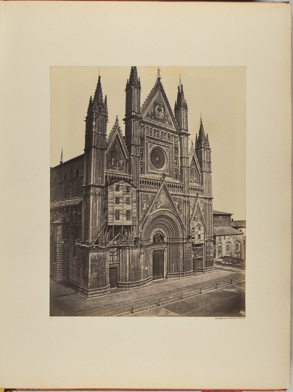 A fachada da Catedral de Orvieto de James Anderson