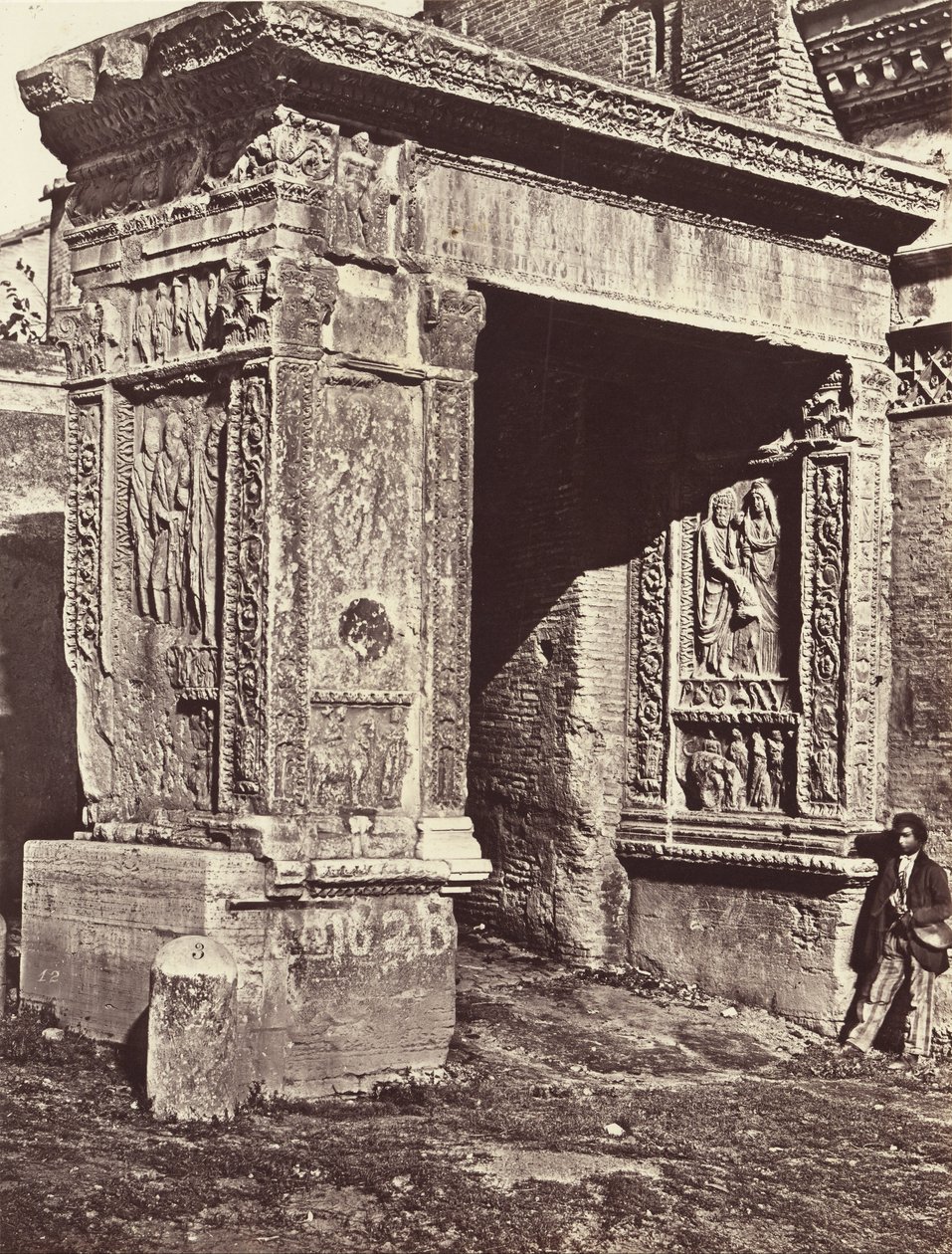 O arco de Septímio Severo no Vélabre, denominado o arco dos ourives de James Anderson