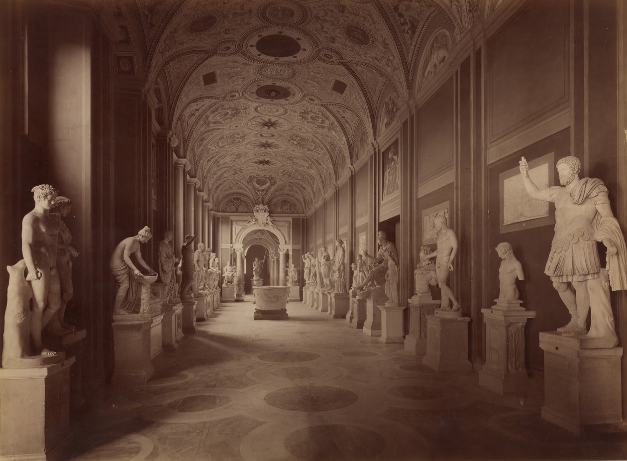 Salão das Estátuas, 1850s-60s. de James Anderson