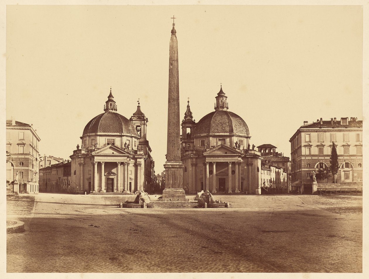 Vista da Piazza del Popolo de James Anderson