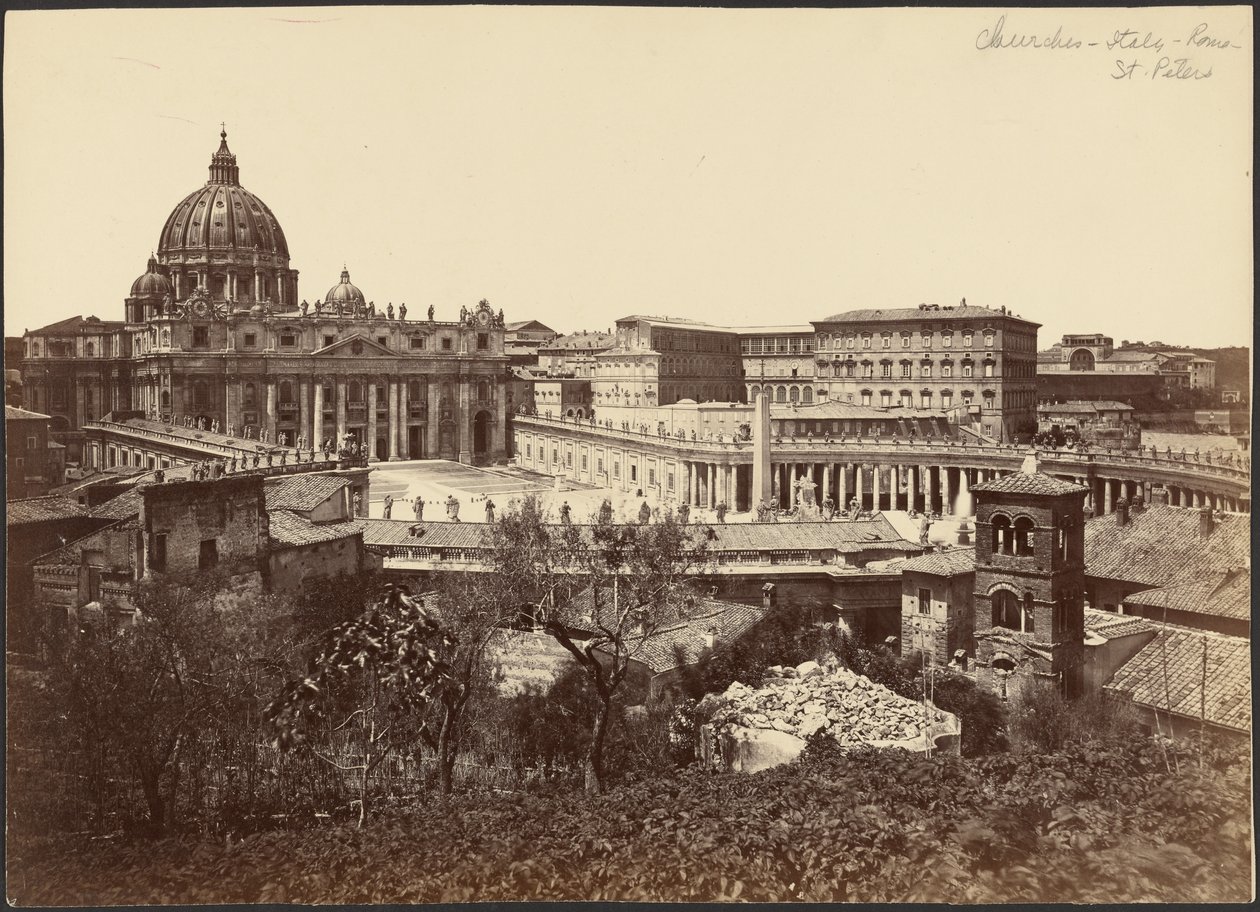 [Vista da Basílica de São Pedro] de James Anderson