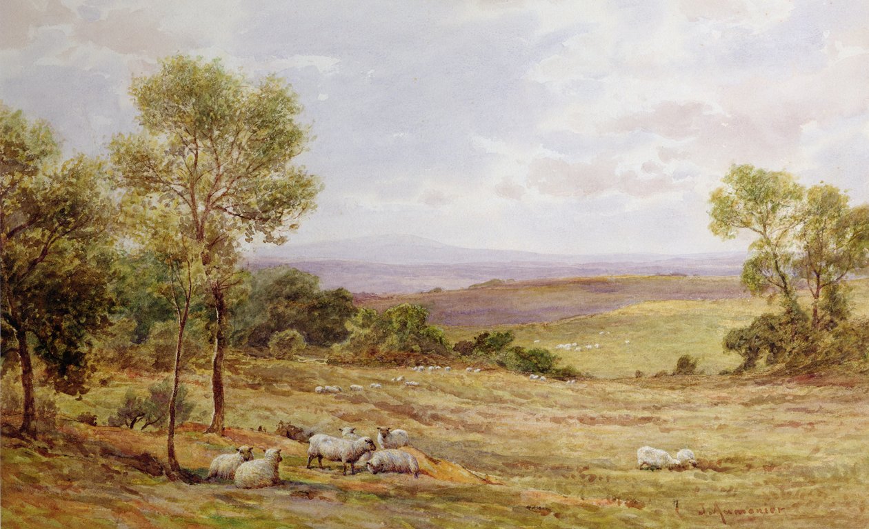 Colinas de Cumberland de Wardrew House, Gilston de James Aumonier