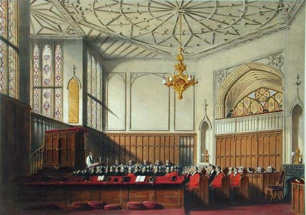 A Capela Privada, Castelo de Windsor, de "Windsor e o seu Cenário Envolvente". de James Baker (after) Pyne