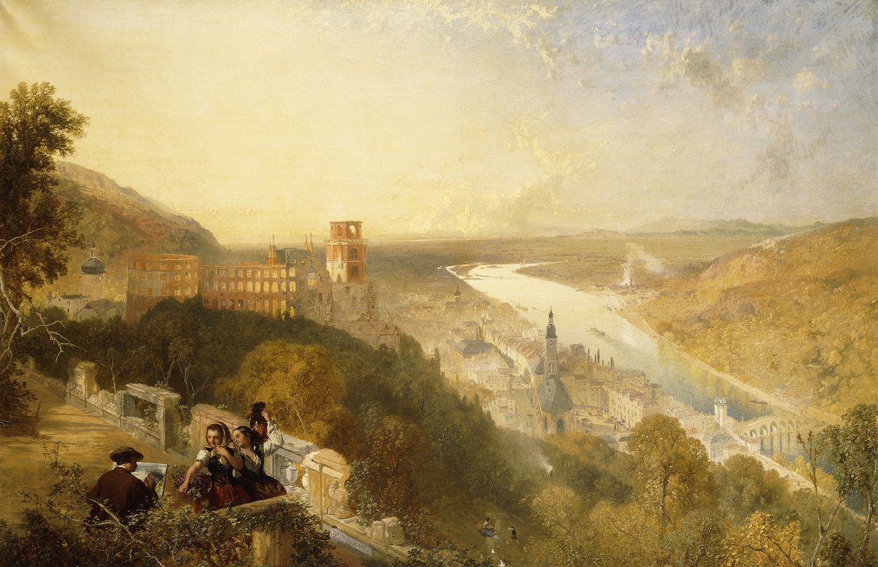 Heidelberg do terraço de James Baker Pyne