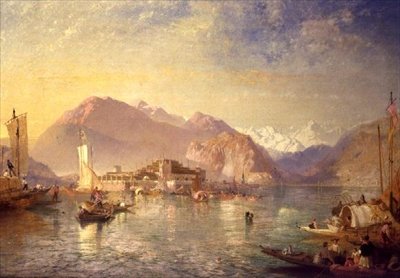 Isola Bella no Lago Maggiore de James Baker Pyne