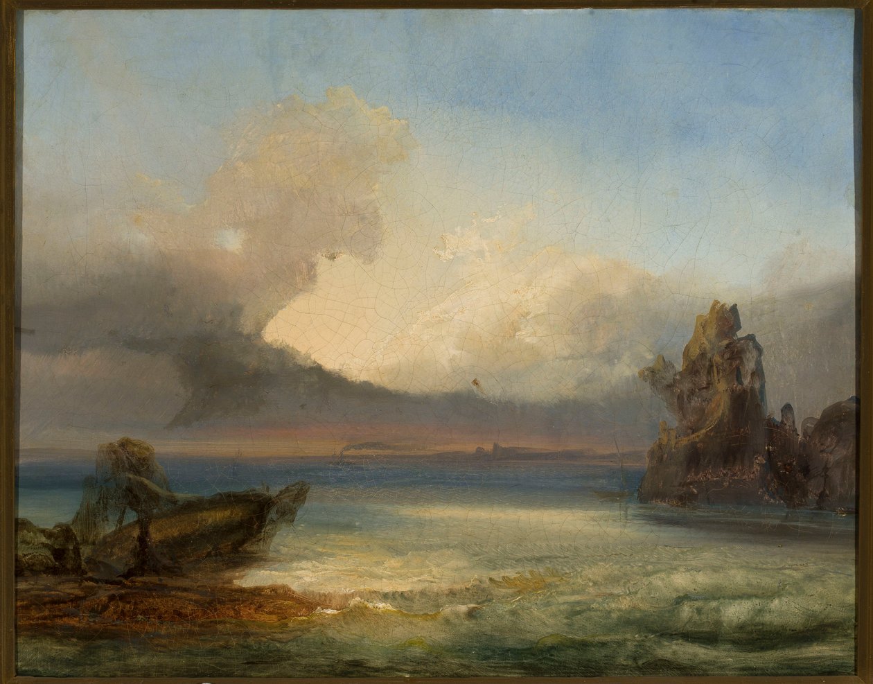 Paisagem marítima de James Baker Pyne