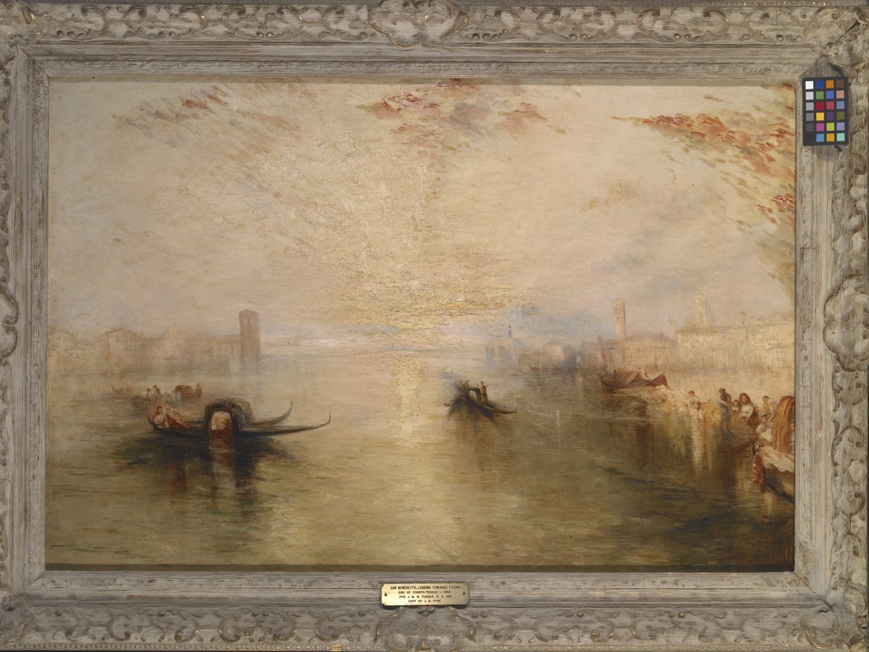 San Benedetto Looking Toward Fusina (Depois de Turner) (óleo sobre tela) de James Baker Pyne