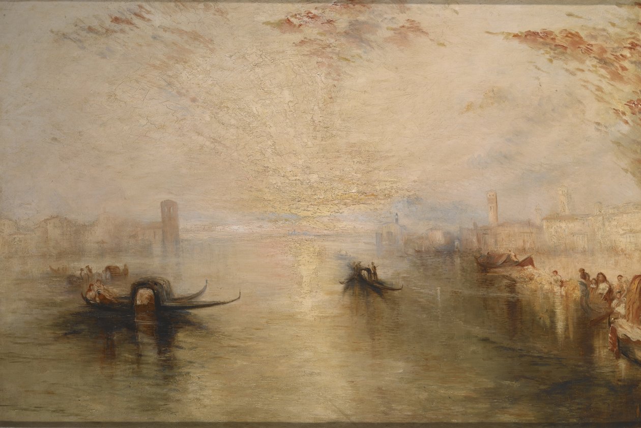 San Benedetto Looking Toward Fusina (depois de Turner) (óleo sobre tela) de James Baker Pyne