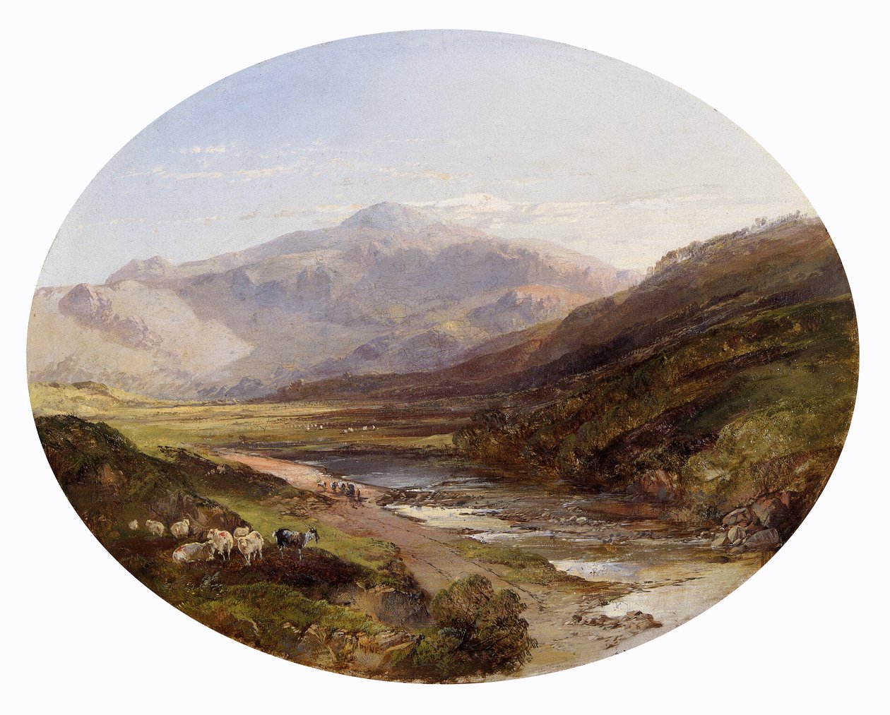 Snowdon a partir de Capel Curig de James Baker Pyne