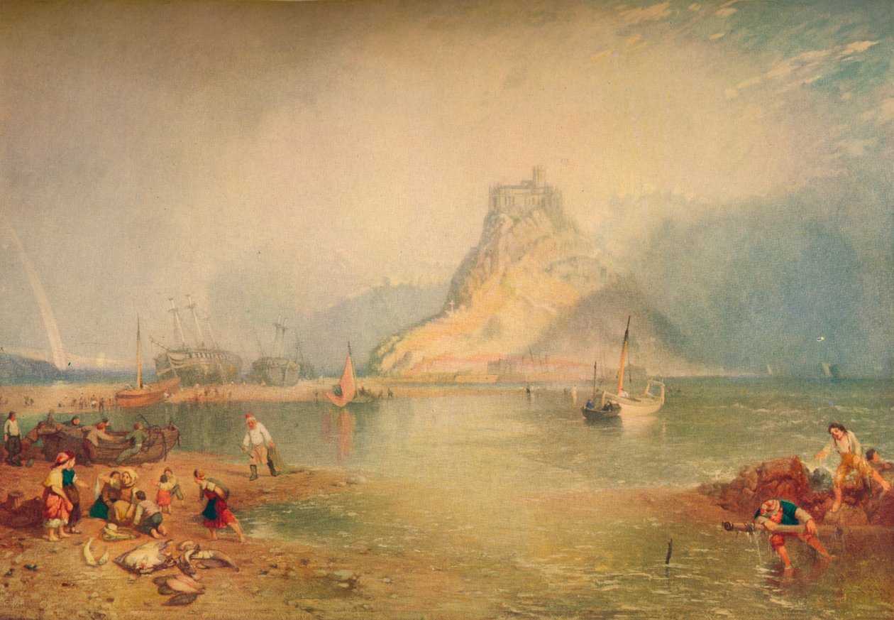 St. Michaels Mount, c1830s, 1920. de James Baker Pyne