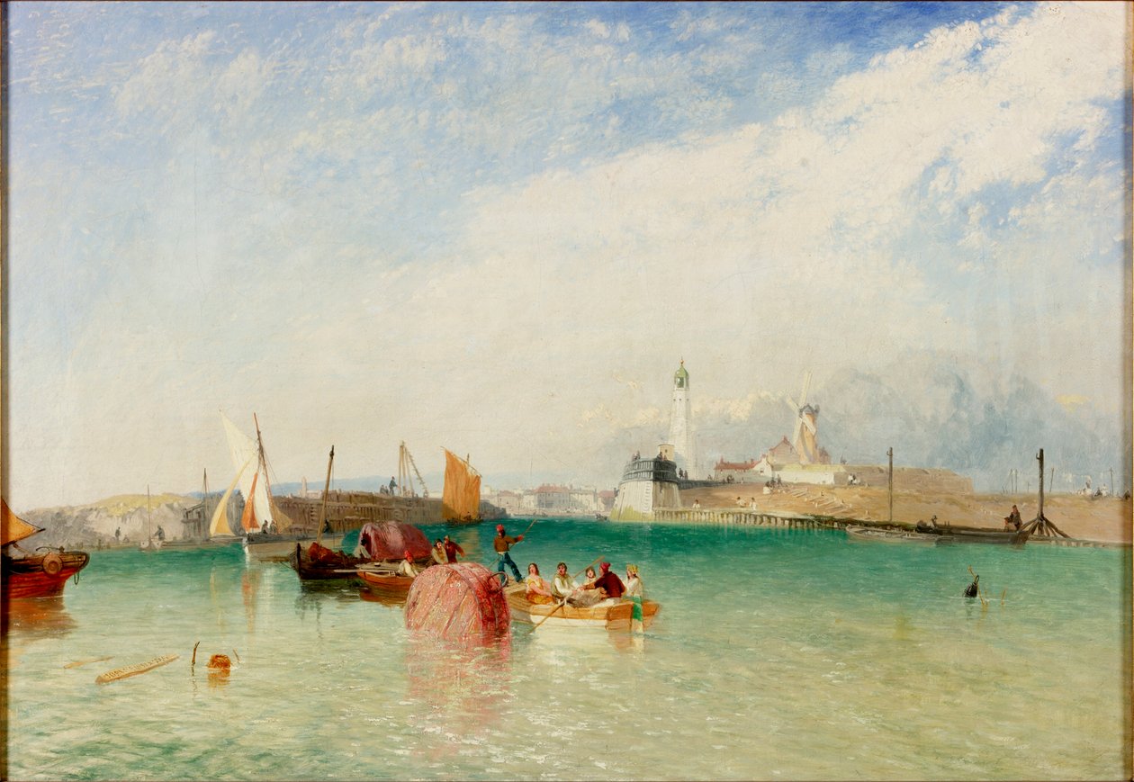 O porto, Littlehampton, 1851 de James Baker Pyne