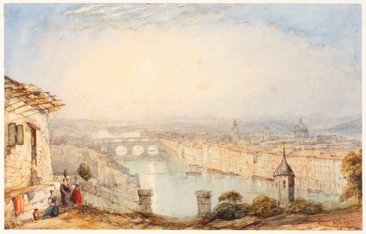 Vista de Florença de James Baker Pyne