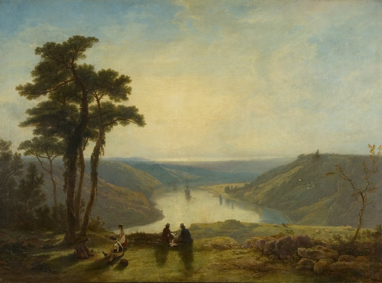 Vista do Avon de Durdham Down de James Baker Pyne