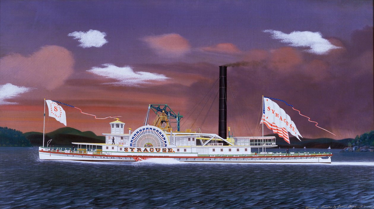 O navio a vapor Syracuse de James Bard