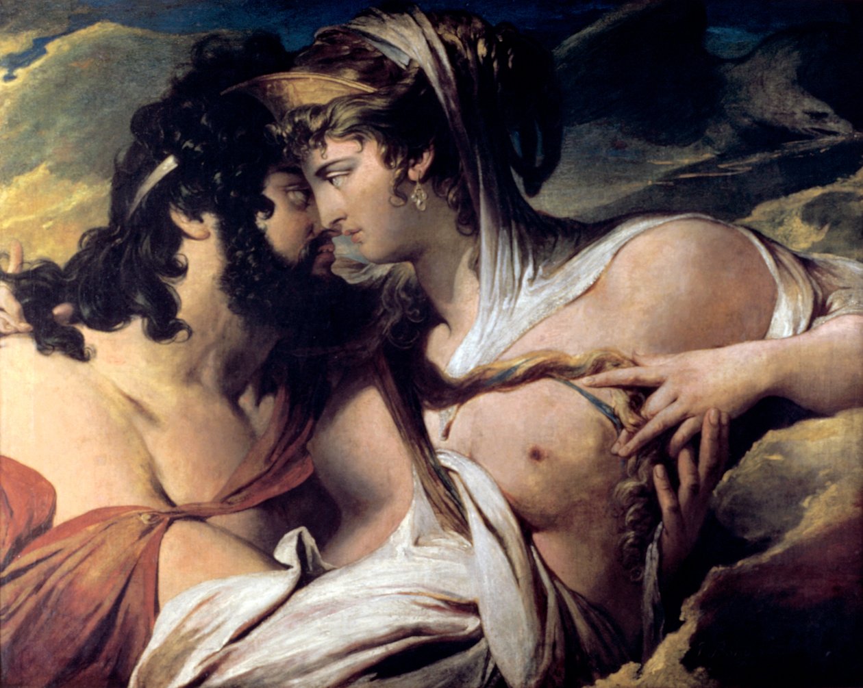 Júpiter seduzido por Juno, século XVIII de James Barry
