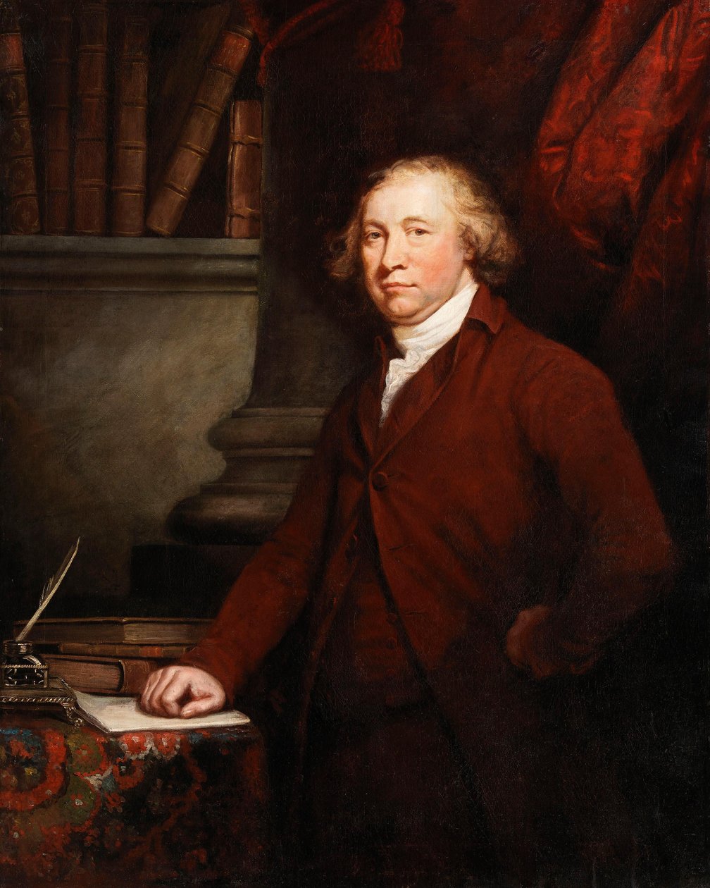 Retrato de Edmund Burke (1729-1797), estadista, orador e escritor de James Barry
