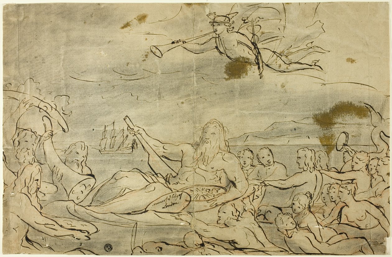 Estudo para o Comércio ou o Triunfo do Tâmisa de James Barry