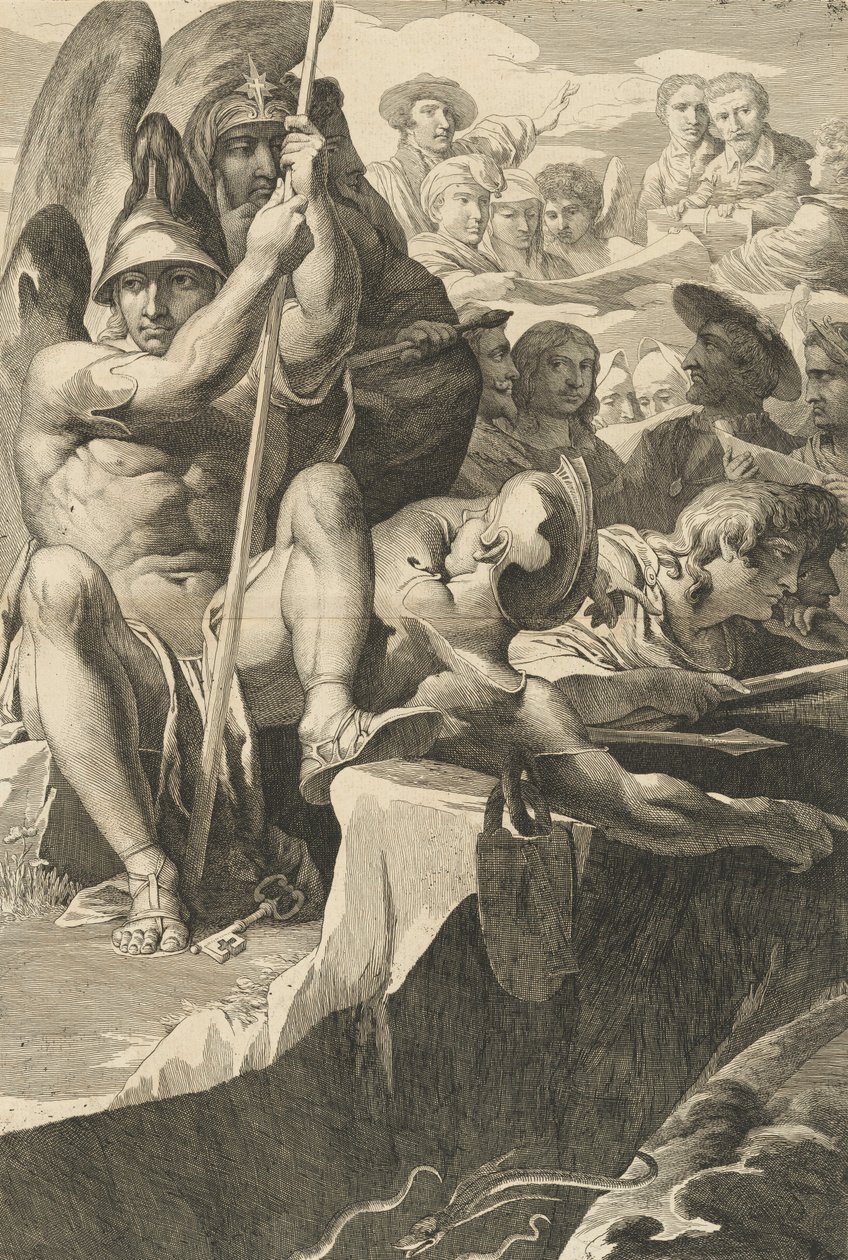 Os Guardas Angélicos, c. 1802. de James Barry