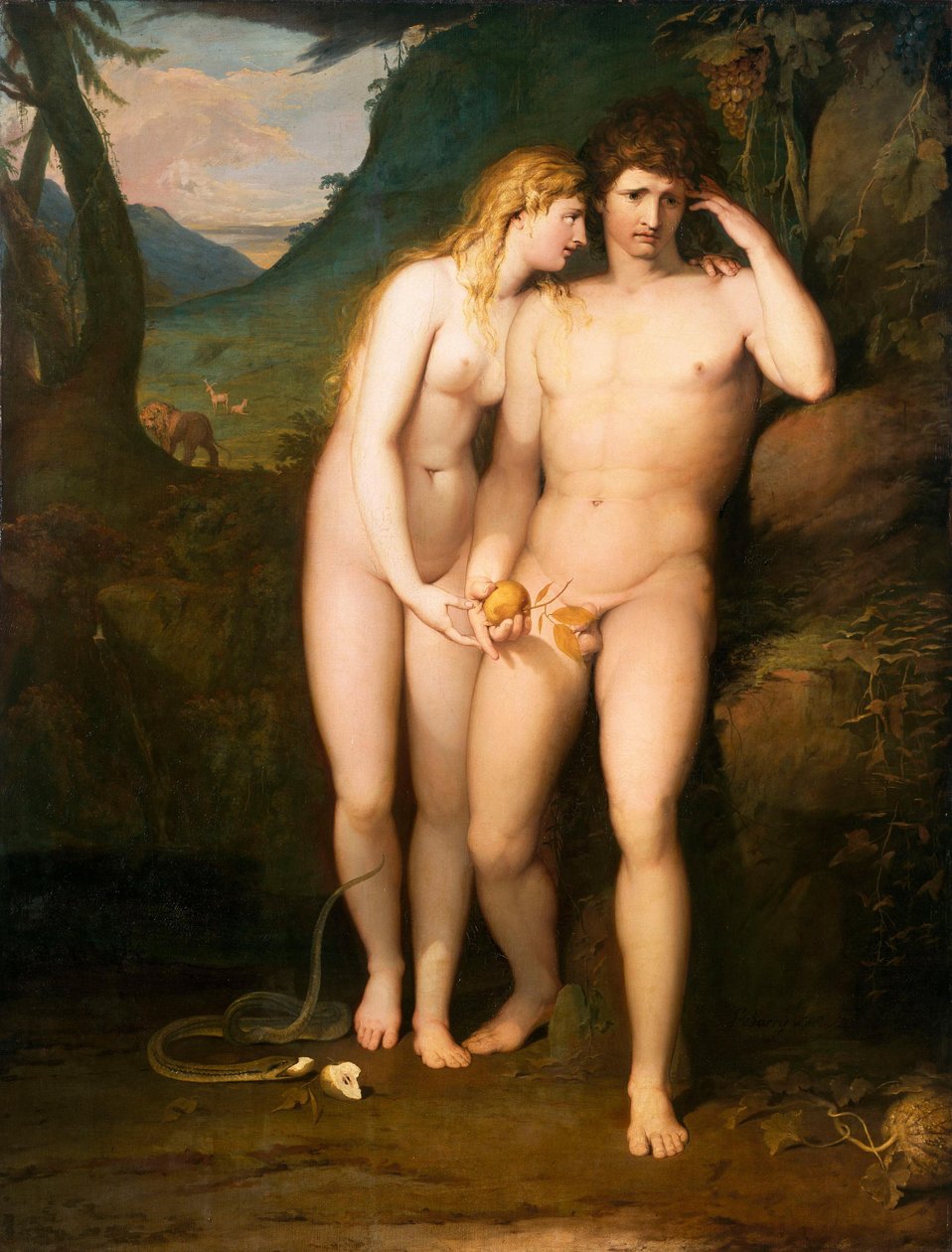A tentação de Adão de James Barry