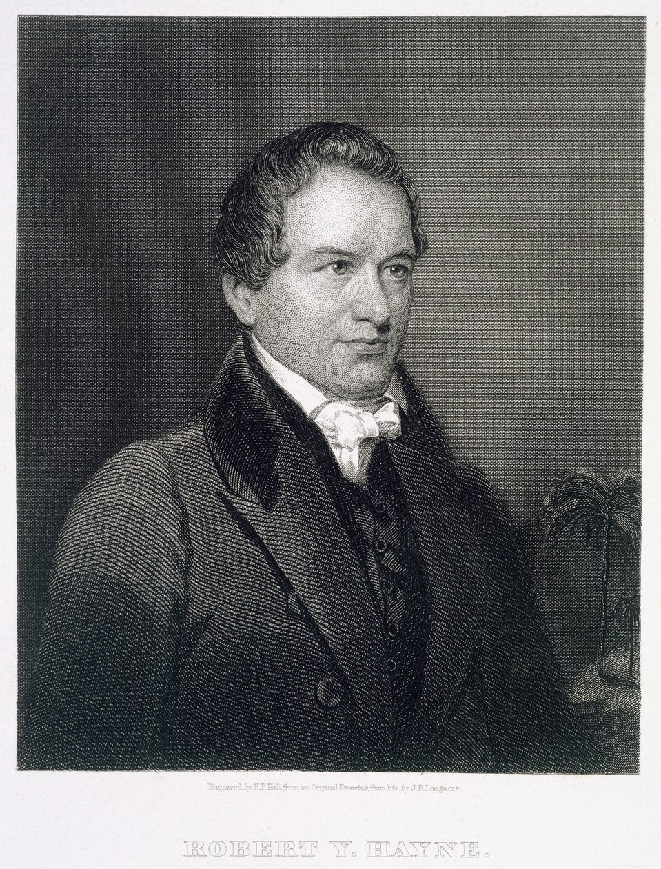 Robert Young Hayne (1791-1841) gravado por Henry Bryan Hall (1808-84) de James Barton Longacre