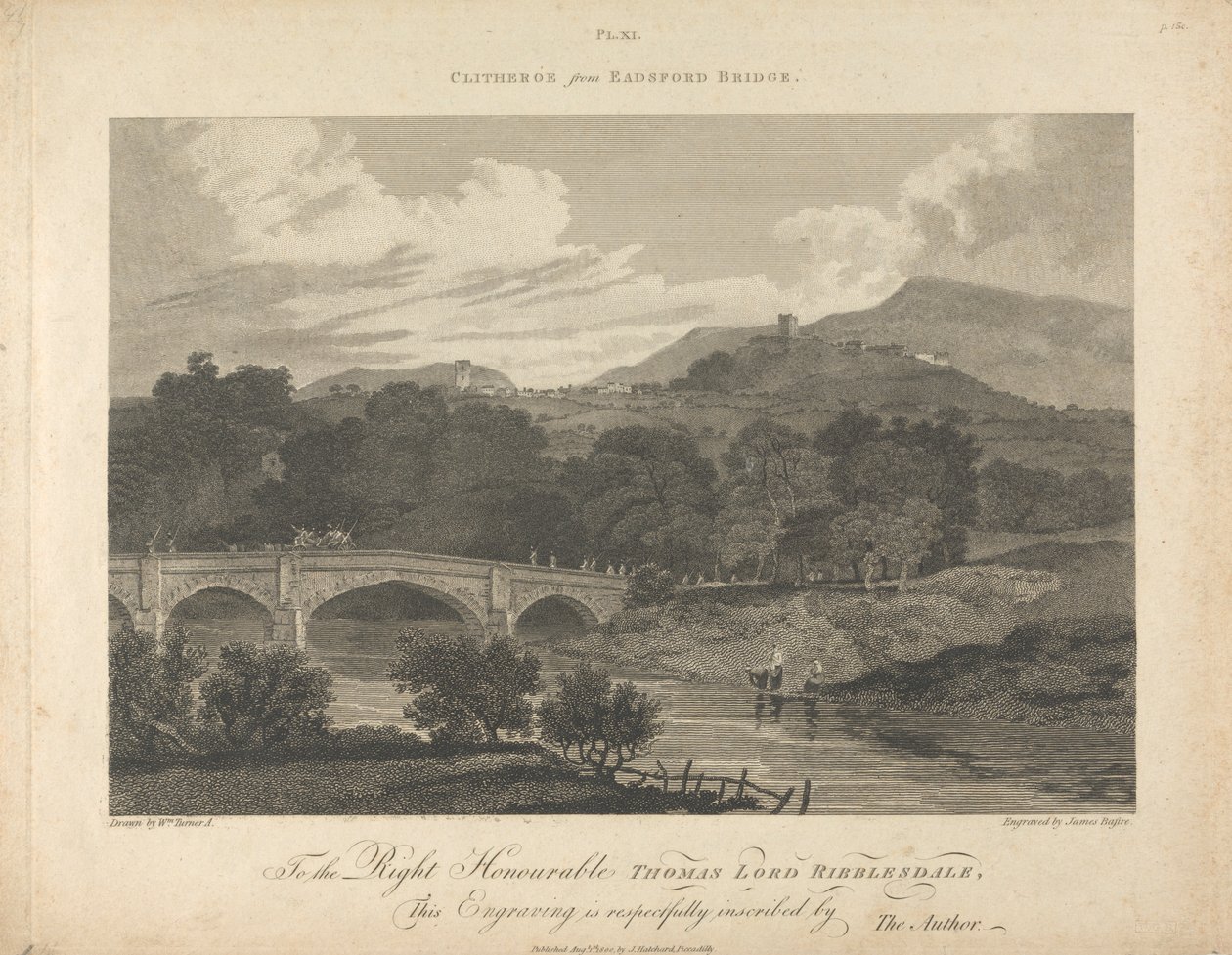 Clitheros da ponte de Eadsford de James Basire