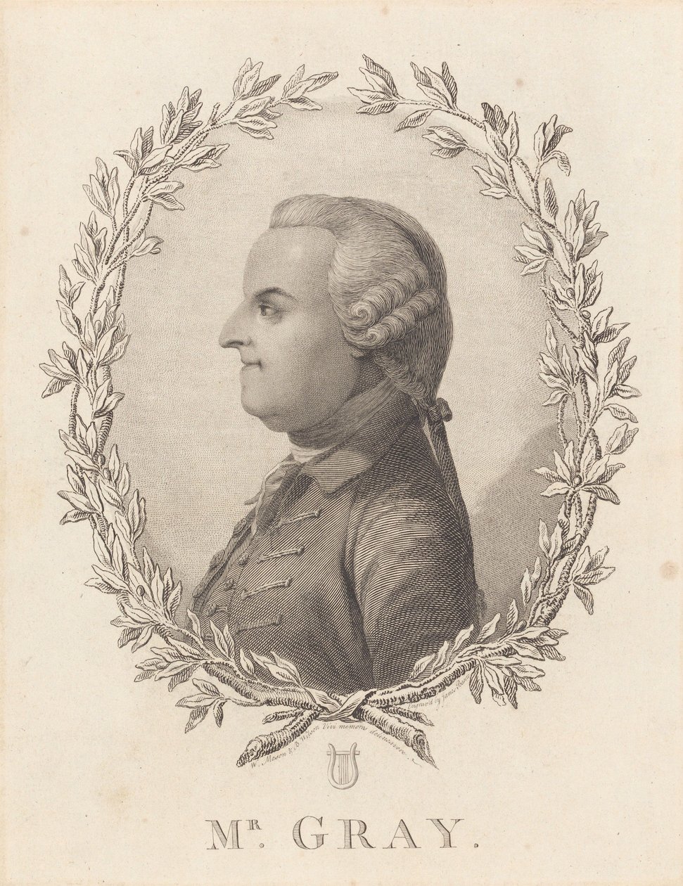 Senhor Thomas Gray de James Basire