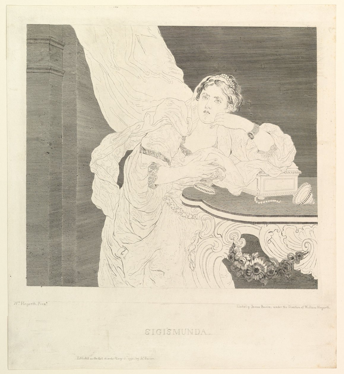 Sigismunda, 5 de maio de 1790. de James Basire I