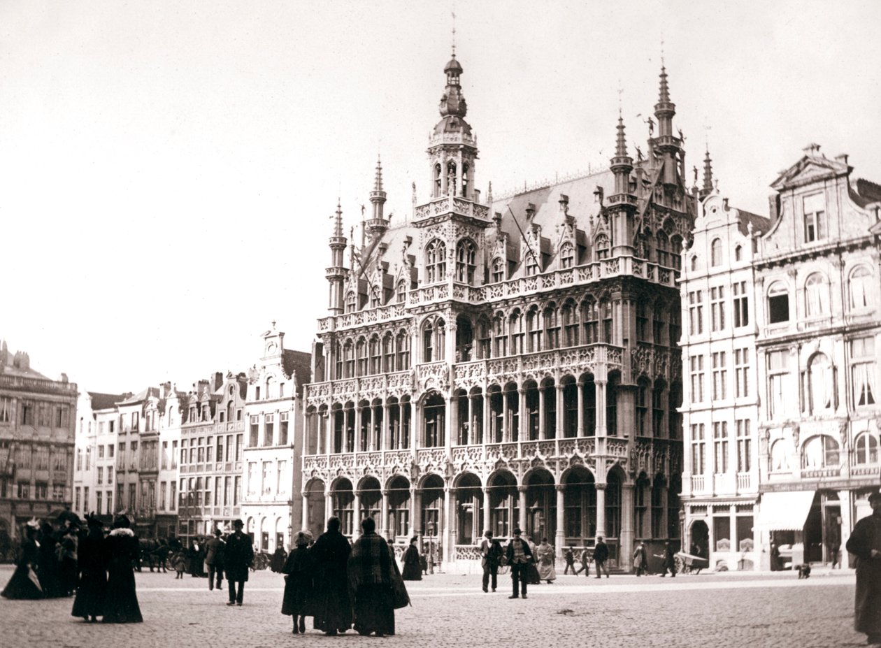 Praça do mercado, Bruxelas, 1898. de James Batkin