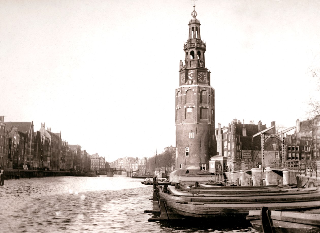 O Montelbaanstoren, Amsterdã, 1898. de James Batkin